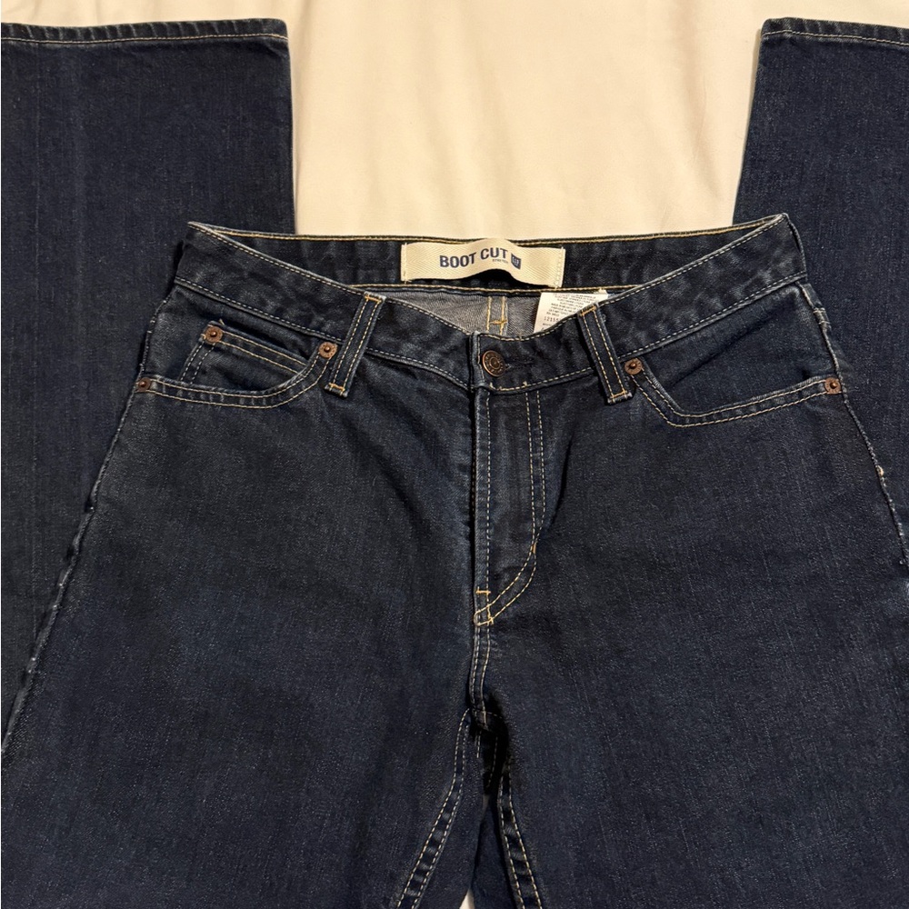 GAP Women's Boot Cut Jeans - Deep Blue